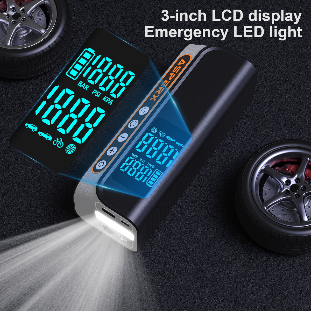 Electric Tire Inflator,Portable