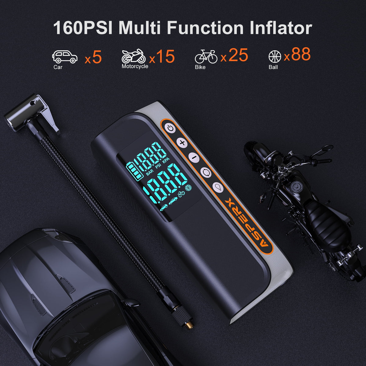 Electric Tire Inflator,Portable